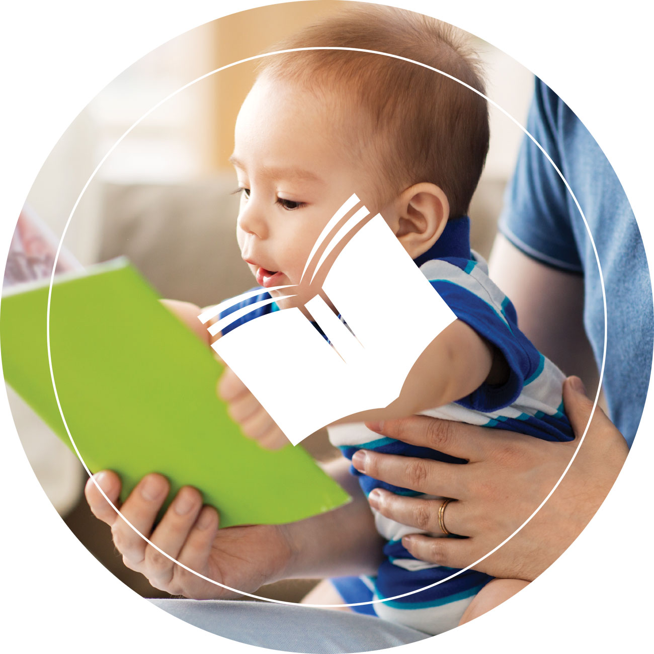 infant_looking_at_book Infant looking at a book